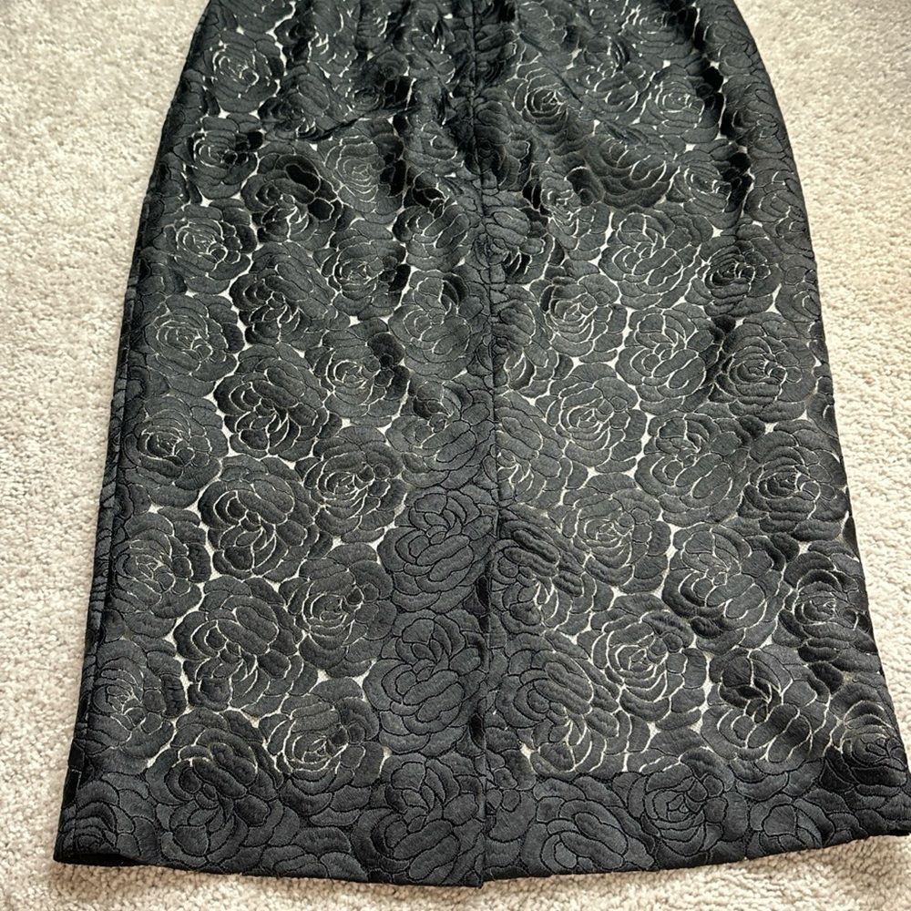 A.L.C. ALC Thompson Black Lace Overlay Pencil Skirt & Top Set Womans Sz 2 - Picture 12 of 16